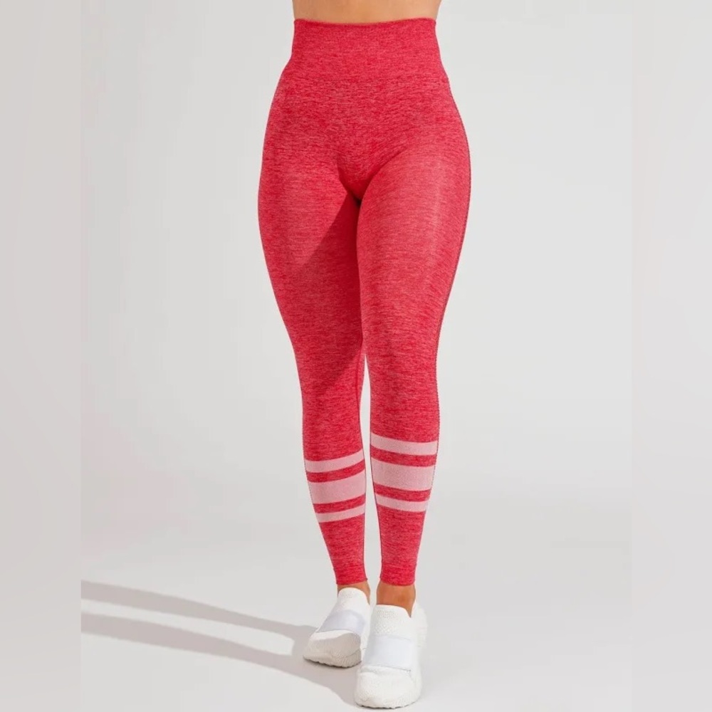 NWT Buffbunny Inline Seamless Legging Salsa Red Medium- Unique! Rare!